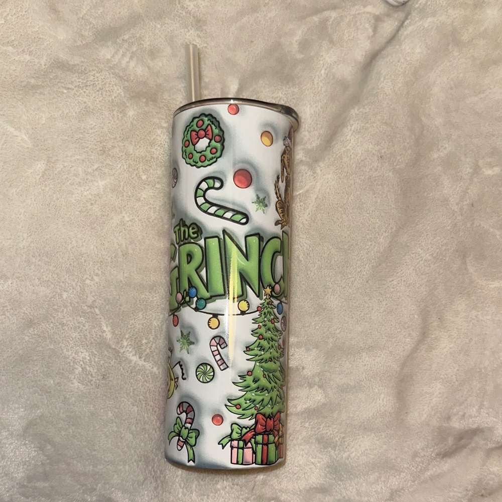 Christmas Grinch sublimation Tumbler